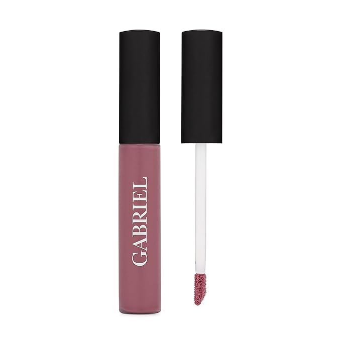 Gabriel Cosmetics Lip Gloss, Natural Lipgloss, Paraben Free, Vegan, Gluten-free,Cruelty-free, Non GMO, High performance and long lasting, Infused with Jojoba Seed Oil and Aloe, .27 fl oz. (Softberry)