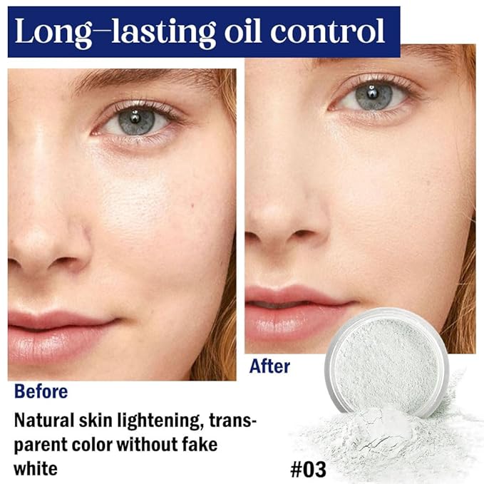 Oil Control Setting powder, Sebum Drying Powder, Waterproof, (03, 1)