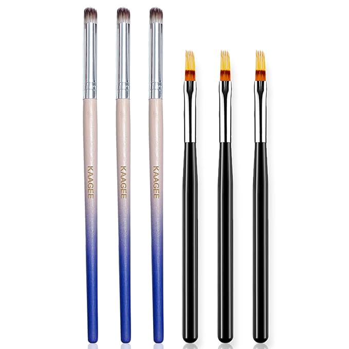 6Pcs Ombre Nail Brush Nail