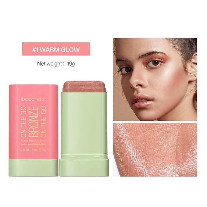 Multi-Use Makeup Blush Stick, Beauty Tinted Solid Blush