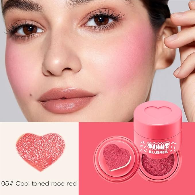 Stamp Liquid Blush Stamp Blush with Heart Shaped Women (5)