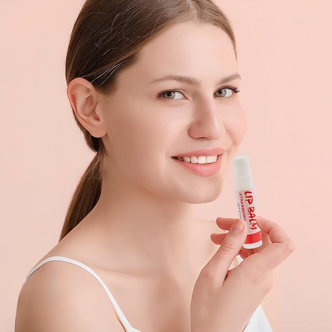 32 Pack Lip Balm, Natural Lip