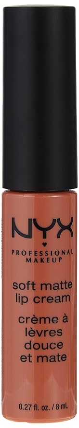 NYX PROFESSIONAL MAKEUP Soft Matte Lip Cream, Lightweight Liquid Lipstick - Abu Dhabi (Deep Rose-Beige)