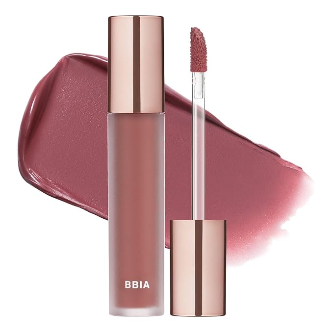 BBIA Last Velvet Tint - Soft & Creamy Matte Finish Lip Stain, Blur Effect with Velvety Texture, Long-Lasting, High Pigment, Lightweight, Non-Drying, Vegan, Korean Lip Makeup (V21 REAL NOTE)