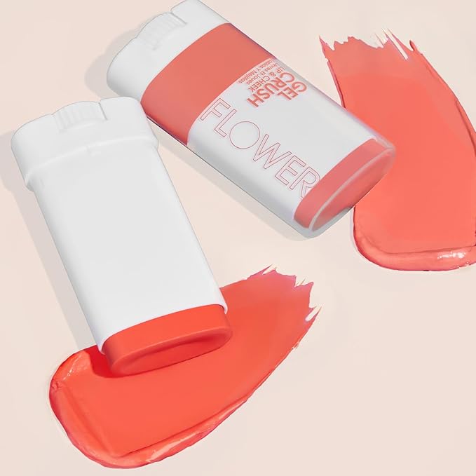 FLOWER Beauty Lip And Cheek Gel Crush, Peach Crush