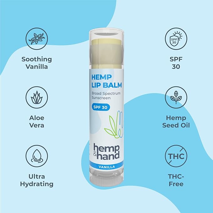 Organic Vanilla Hemp Lip Balm Oil