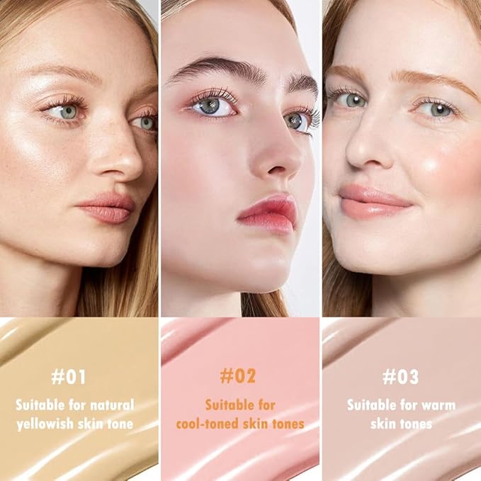 Face Matte Makeup Foundation,Oil Continuous Correction Control Liquid Natural Finish