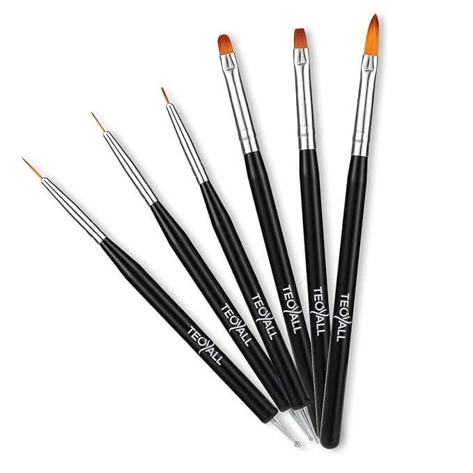 Teoyall nail art brushes, nail