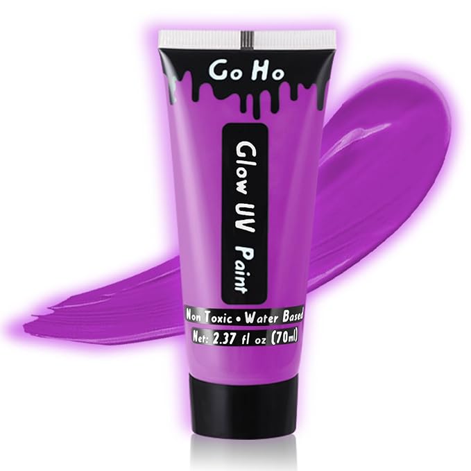 Go Ho Neon Purple Body Paint 2.37oz