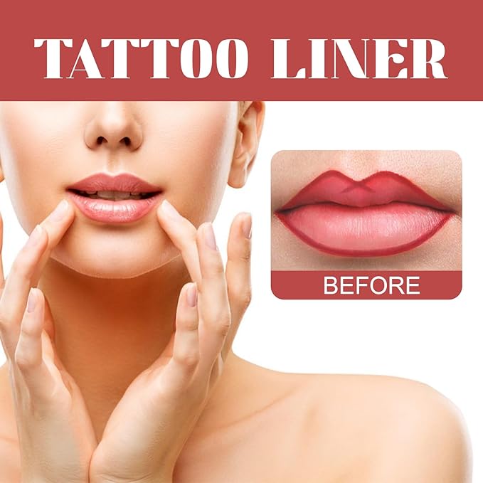 3PCS Peel Off Lip Liner, Lip Liner Tattoo Long