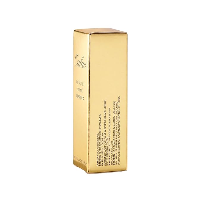 Oulac Wine Red Lipstick for Women with Metallic 3D Shine Lightweight Hydrating Formula, High Impact Lip Color, Vegan Beauty, Full Coverage Lip Makeup, Christmas Gifts for Women, One Last Kiss (14)