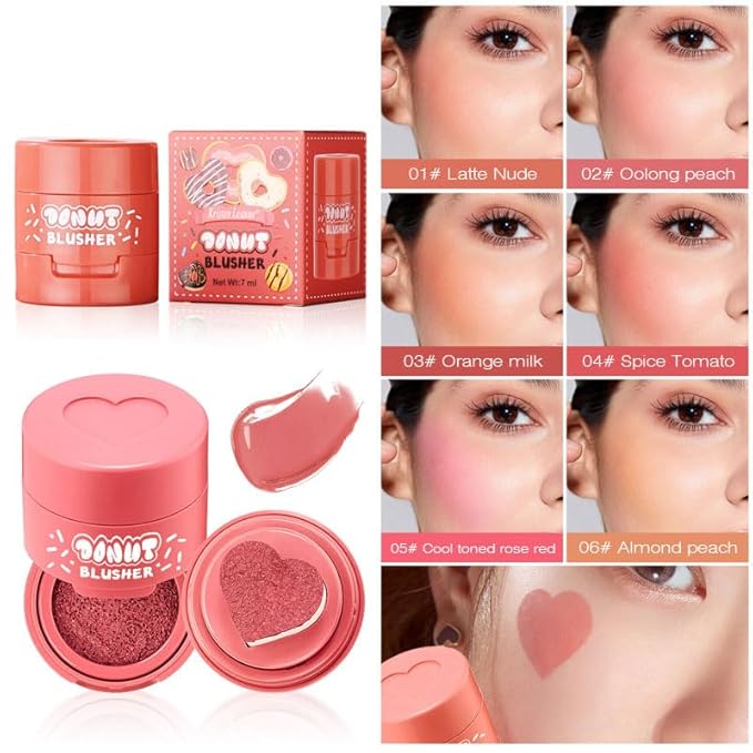 Stamp Liquid Blush Stamp Blush with Heart Shaped Women (3)