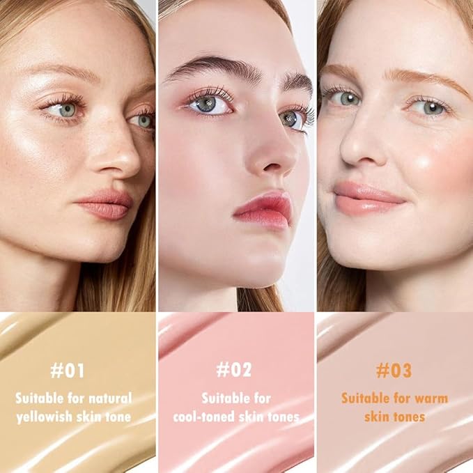 Face Matte Makeup Foundation,Oil Continuous Correction Control Liquid Natural Finish