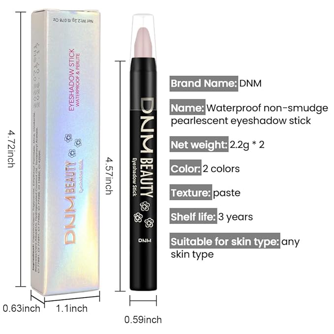 Kaely 2Pcs Cream Eye Shadow Sticks for Older Women, Stone Matte & Putty Matte Natural Eyeshadow Pencil Pens Waterproof, sombras en crema para ojos, 22+23