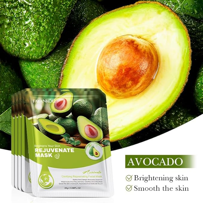 Avocado Skincare Set, 11-In-1 Skincare Gift moisturizing