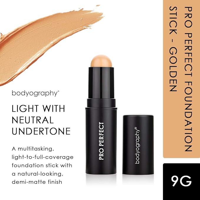 Bodyography Pro Perfect Foundation Stick - Demi-Matte Finish E (Golden)