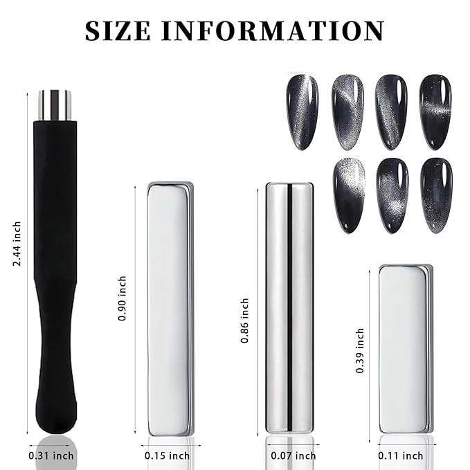 Wokoto 10pcs nail art cat