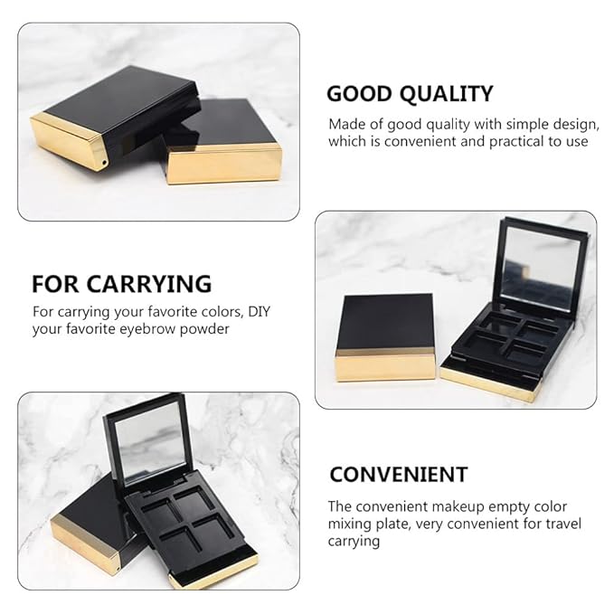 Empty Makeup Palette 2PCS Eyeshadow Makeup Palette