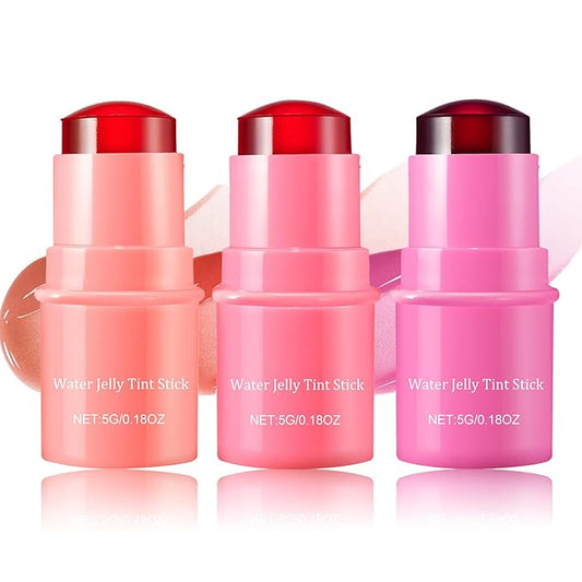 3 Colors Water Jelly Tint Stick, Milk Cooling Cooling