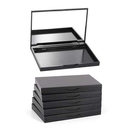 5 Pack Magnetic Makeup Palette with Mirror, Empty