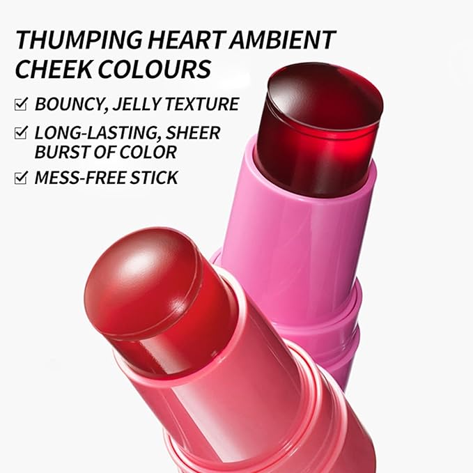 4 Pcs Milk Water Jelly Tint Stick, Sheer Cooling