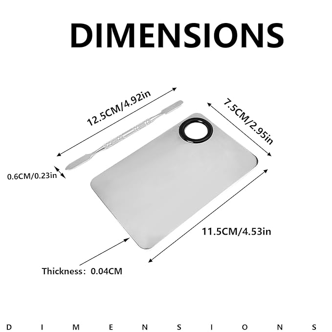 2 Pcs Professional Cream and Lip Makeup Mixing