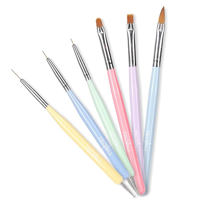 Teoyall nail art brushes, nail