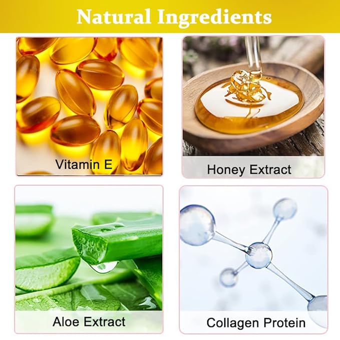 4PCS Nourishing Lip Balm Honey Pot,