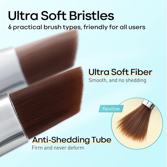 Modelones nail art brush set,