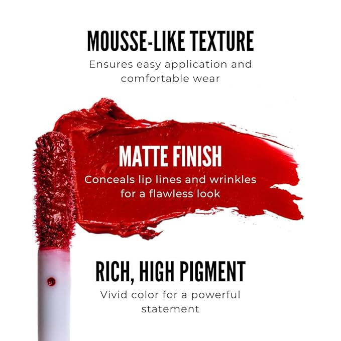 Velvet Cream Matte Lip Stain | High-Pigmented Non-Sticky Non-Drying | Maria
