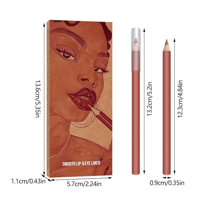 6-Color Velvet Matte Lipstick Pencils Pack for Lips Makeup, Ultra Smooth Creamy Hydrating, Long-Lasting High lmpact Color Soft Finish, Moisturized Lips (6Pcs Matte Lip pencils Set-A, Pack of 1)