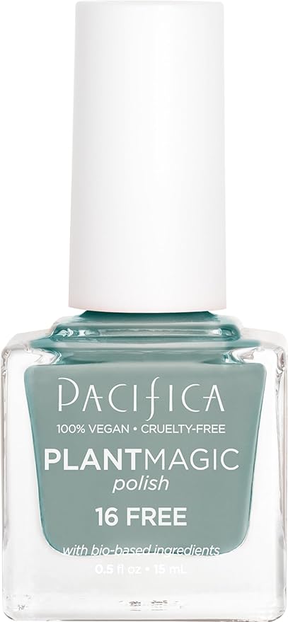 Pacifica Natural Nail Polish – Plant Magic Grey Nail Polish - Plant Based, Non-Toxic & Clinically Tested - Lasting Colors, Glossy, Chip-Resistant, Clean Beauty, Dermatologist Approved, Grey Matters