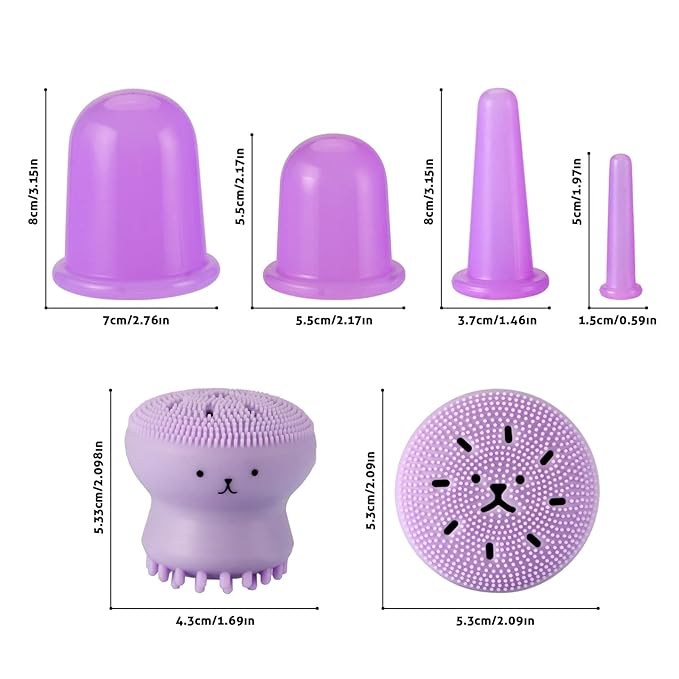 Facial and Body Cupping Set -