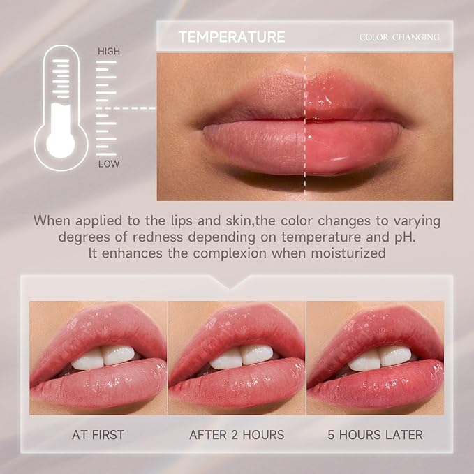 Color Changing Blush Stick for Cheeks Makeup,Clear Blush Cheek Tint