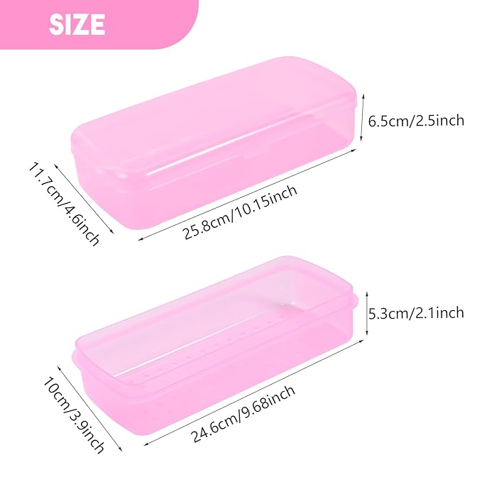 Nail tool sterilizer box pink,fully