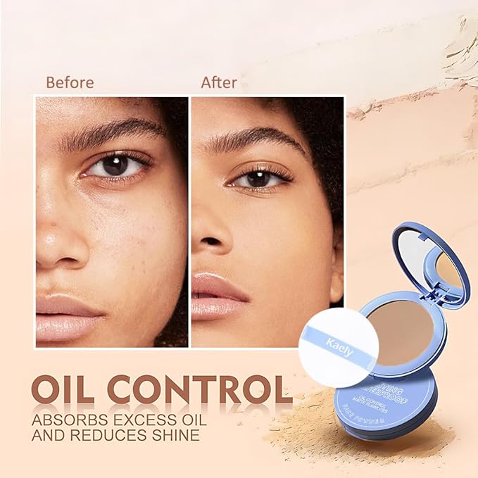evpct Kaely Oil Control Pressed Face Powder, Get