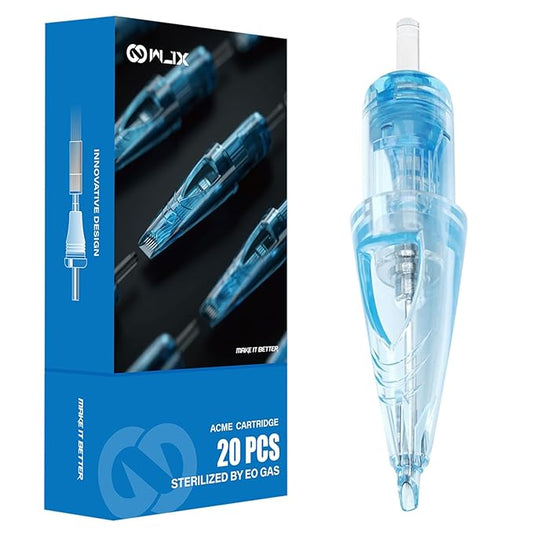 WJX Tattoo Cartridges 20Pcs Disposable Needles Round Liner 0403RL