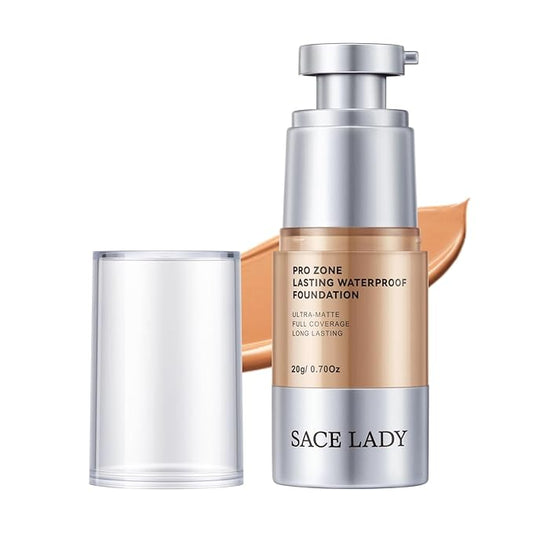 Ultra Matte Liquid Foundation Makeup, Full Coverage Shine 0.7Oz