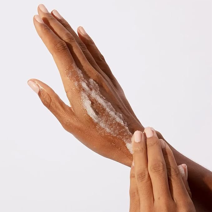 OUAI Scalp & Body Scrub, Melrose Place - Exfoliating Body Scrub with Sugar & Coconut Oil Blend for Smooth, Moisturized Skin - Gentle Scalp Scrub for Removing Product Build Up (8.8 Oz)