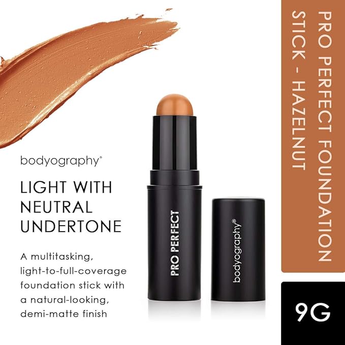 Bodyography Pro Perfect Foundation Stick - Demi-Matte Finish E (Hazelnut)