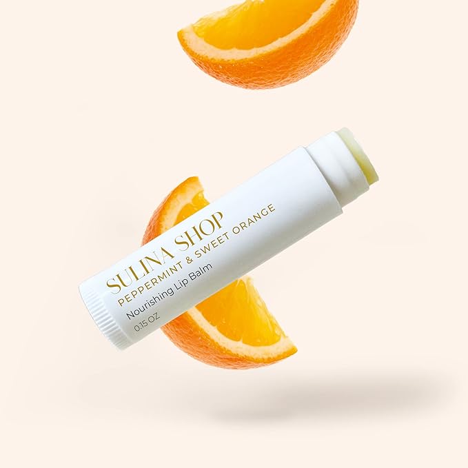 Peppermint Orange Natural Lip Balm -