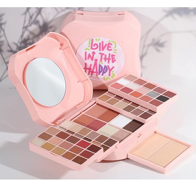 Makeup Eyeshadow Palettes, 64 Colors Protable Multifunction Blush