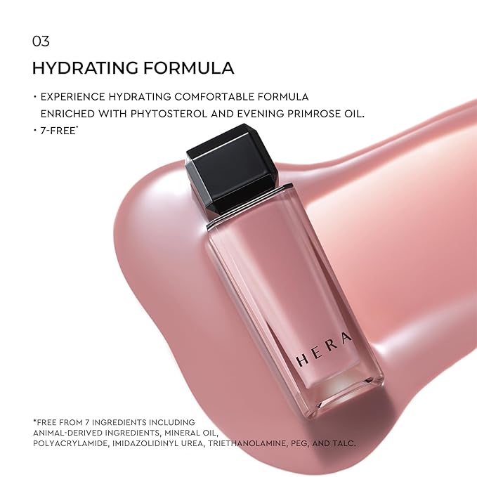 HERA Sensual Nude Lip Gloss #102 FLIRTY | Volumizing Sheer & Glossy Finish, Non-sticky, Moisturizing and Hydrating, Korean Makeup, 0.17 oz. (5g)