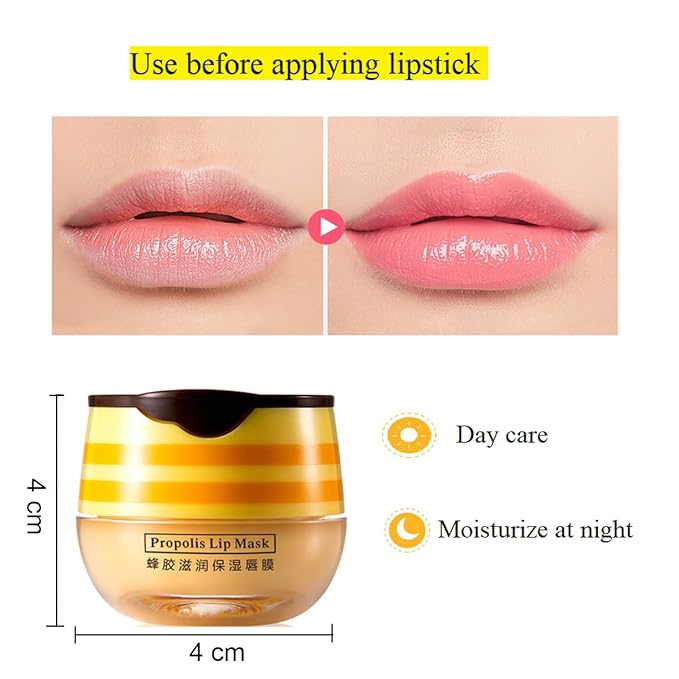 2 PCS Bee Lip Balm Honey Lines