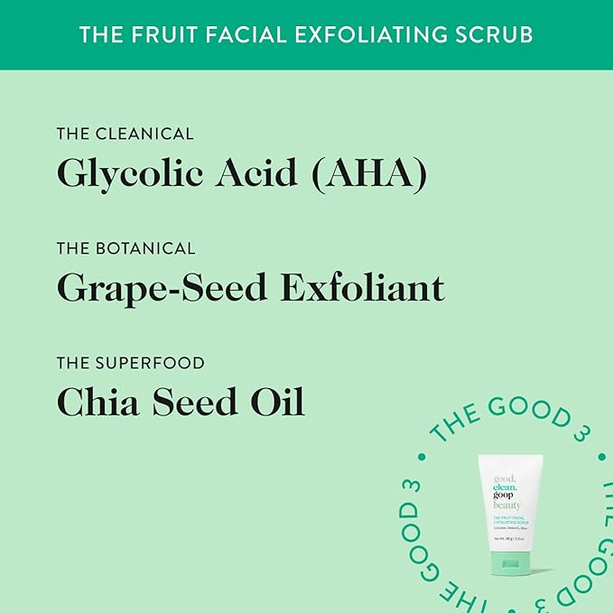 good.clean.goop beauty The Fruit Facial Exfoliating Scrub | good.clean.goop