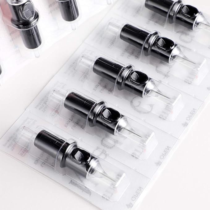 STIGMA Disposable Tattoo Cartridge Needles 50Pcs Assorted Sizes 5RS 9RS 5M1 7M1 9M1 11M1 5RM 7RM 9RM 11RM of Round Shader/Weaved Magnum/Round Magnum EN05-50KIT-D