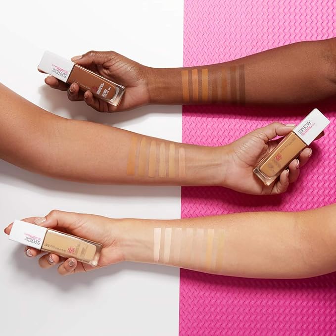 Maybelline New York Foundation, Superstay 24 Hour Longlasting 60, Caramel 30 ml