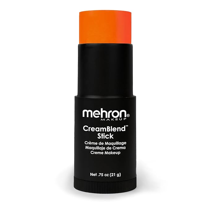 Mehron Makeup CreamBlend Stick - Body Paint (.) (.) (ORANGE) 75 oz