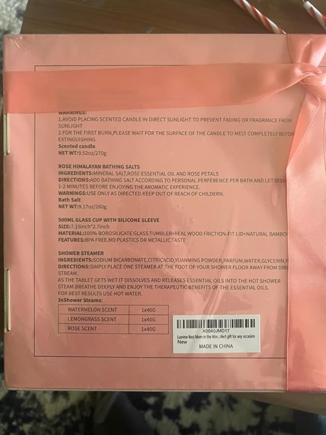 Best Mom in the World Gift Relaxing