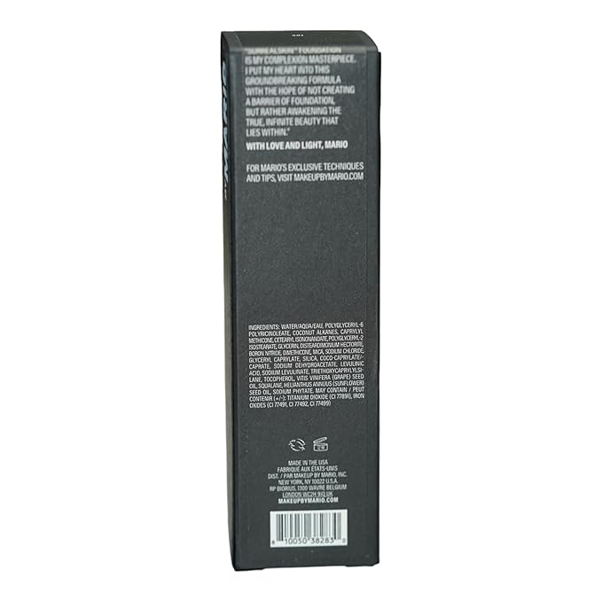 MAKEUP BY MARIO SurrealSkin Liquid Foundation, Liquid Formula, cool undertone) 30 mL
